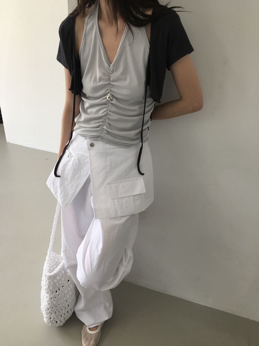 MONDAYMORING韓國代購女裝新品時尚休閑職業25春夏推薦真品T恤MONDAYMORINGT恤