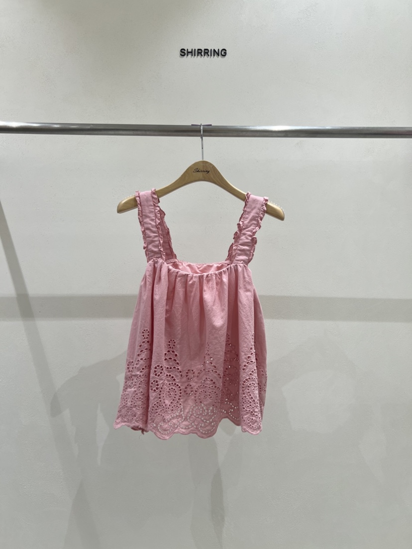SHIRRING東大門實拍女士新款人氣休閑25春夏熱賣推薦吊帶背心SHIRRING吊帶/背心