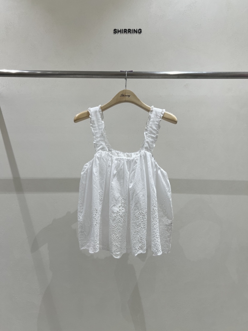 SHIRRING東大門實拍女士新款人氣休閑25春夏熱賣推薦吊帶背心SHIRRING吊帶/背心圖色2