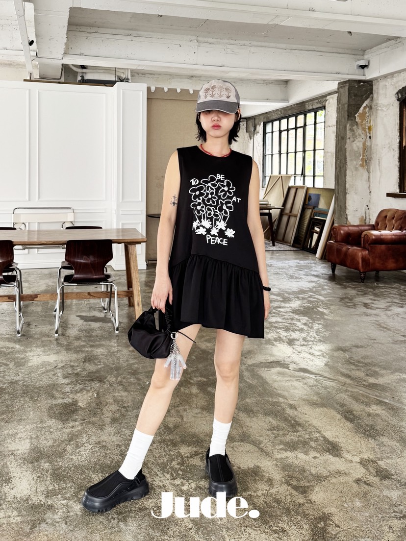 HEYJUDE韓國直郵㊣女裝新品25春夏推薦休閑人氣時尚熱賣連衣裙HEYJUDE連衣裙