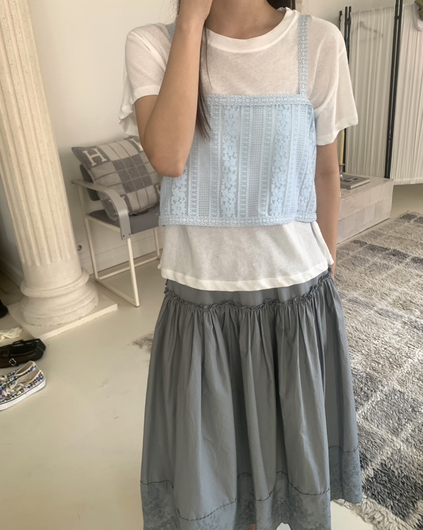 PEBBLE韓國㊣直郵東大門代購女裝新款熱賣人氣休閑吊帶背心PEBBLE/LAYER吊帶/背心