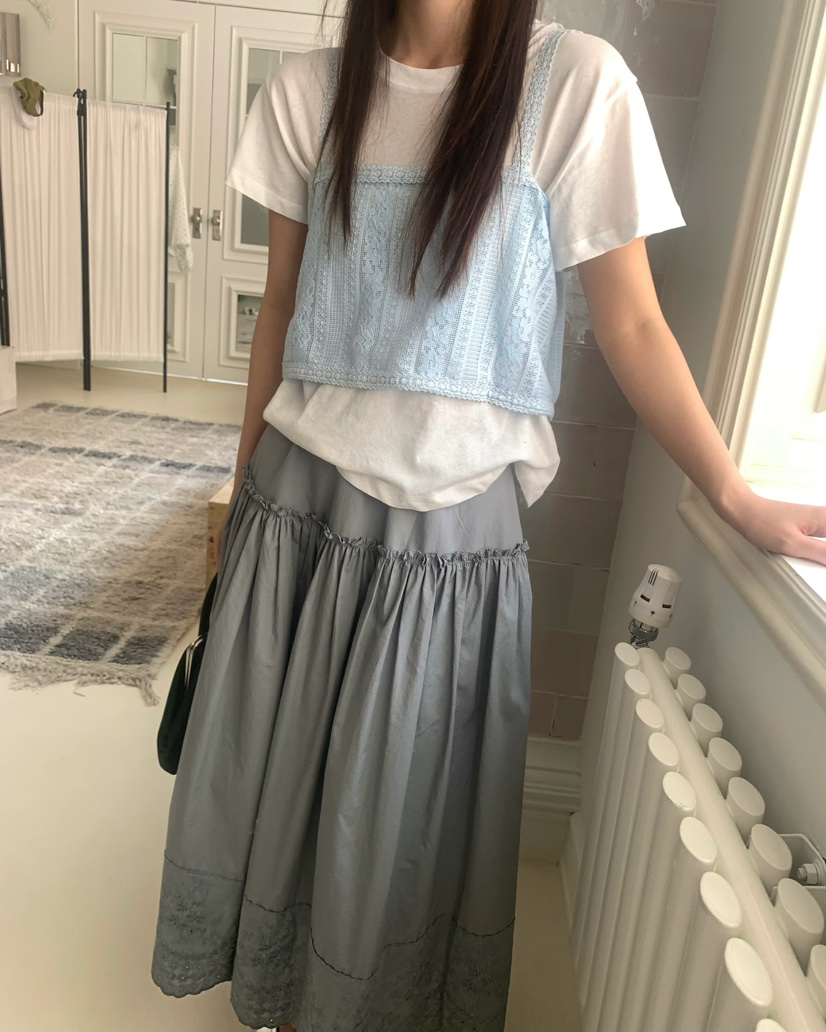 PEBBLE韓國㊣直郵東大門代購女裝新款熱賣人氣休閑吊帶背心PEBBLE/LAYER吊帶/背心