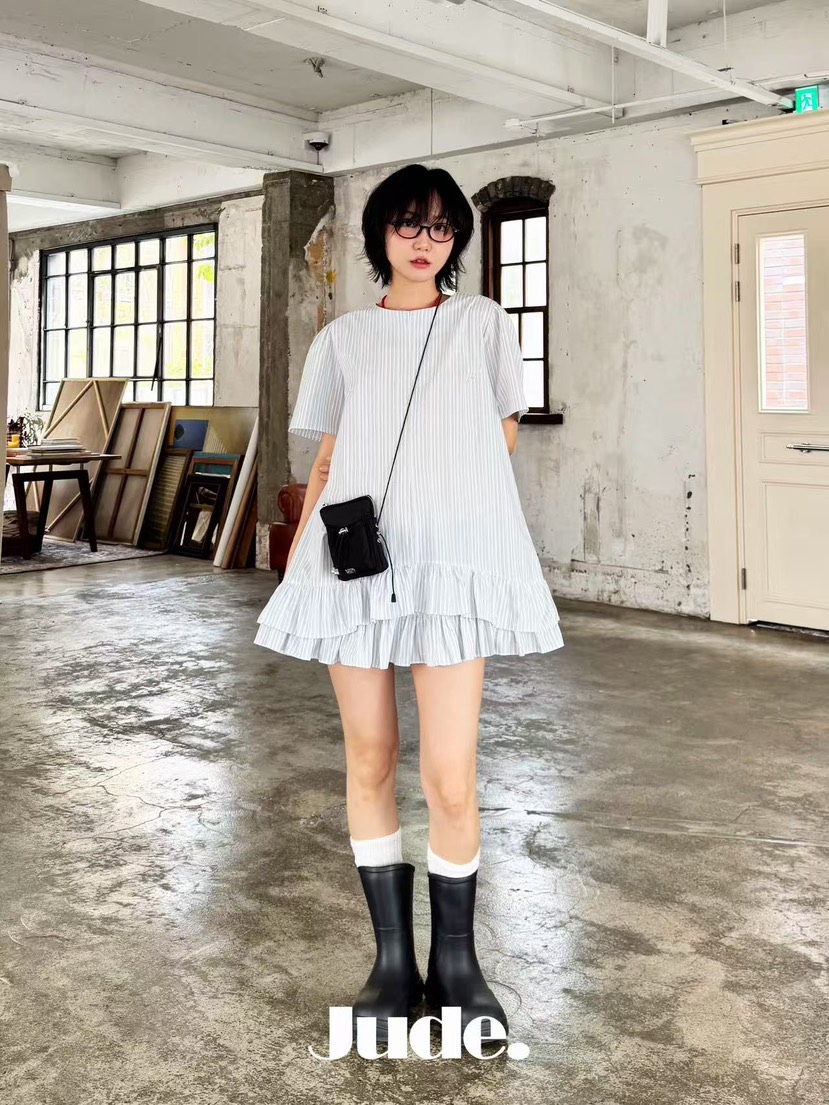 HEYJUDE韓國直郵㊣女裝新款休閑時尚25春夏推薦熱賣人氣連衣裙HEYJUDE連衣裙