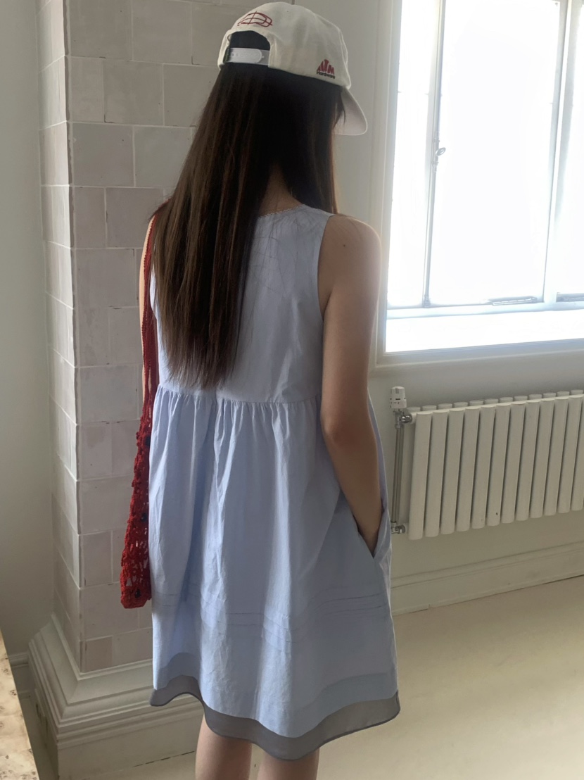 PEBBLE直郵韓國代購㊣女裝新款推薦熱賣25春夏時尚休閑連衣裙PEBBLE/LAYER連衣裙