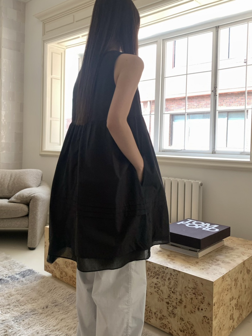 PEBBLE直郵韓國代購㊣女裝新款推薦熱賣25春夏時尚休閑連衣裙PEBBLE/LAYER連衣裙