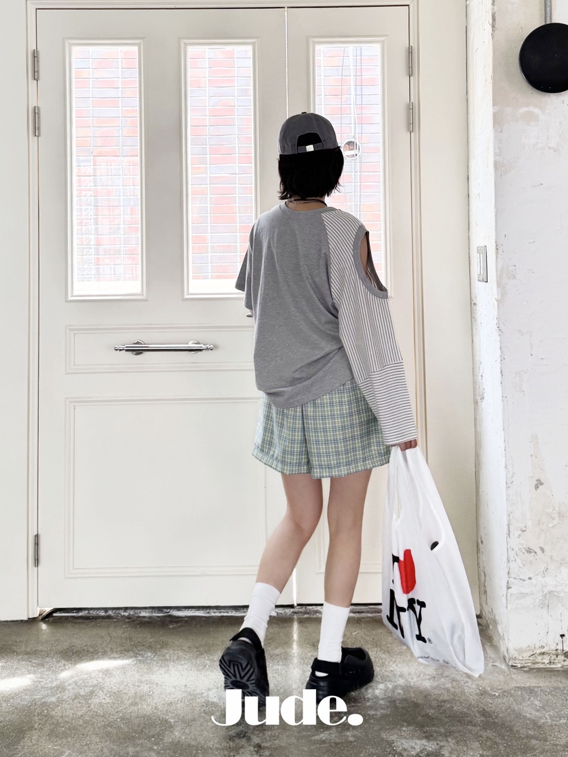 HEYJUDE韓國直郵㊣東大門實拍女裝新款25春夏熱賣休閑時尚T恤HEYJUDET恤