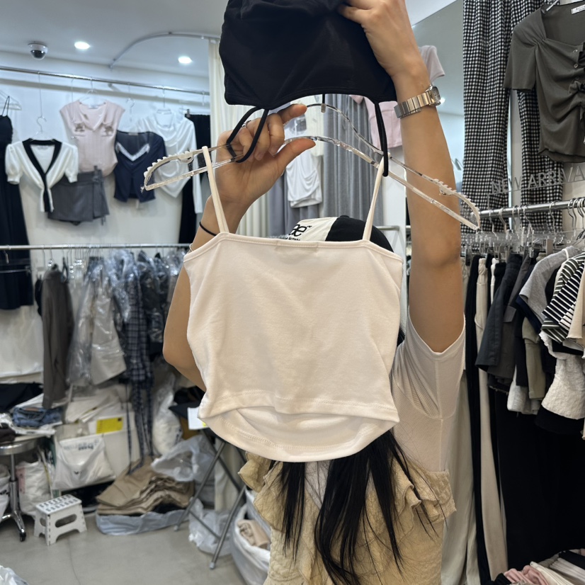 BILLION-L直郵韓國代購㊣女裝新款時尚人氣休閑推薦吊帶背心BILLION-L吊帶/背心