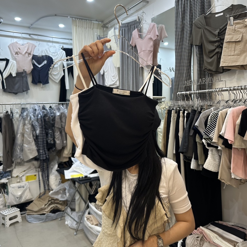 BILLION-L直郵韓國代購㊣女裝新款時尚人氣休閑推薦吊帶背心BILLION-L吊帶/背心圖色2