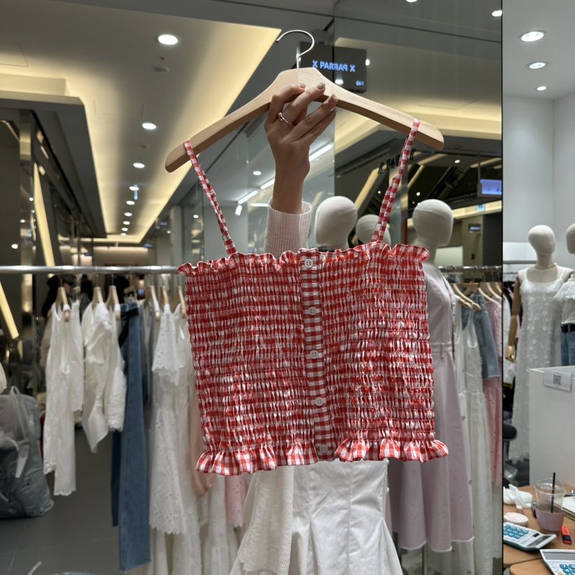 XPARTY韓國㊣直郵東大門代購女裝新品人氣熱賣推薦吊帶背心XPARTY吊帶/背心圖色2