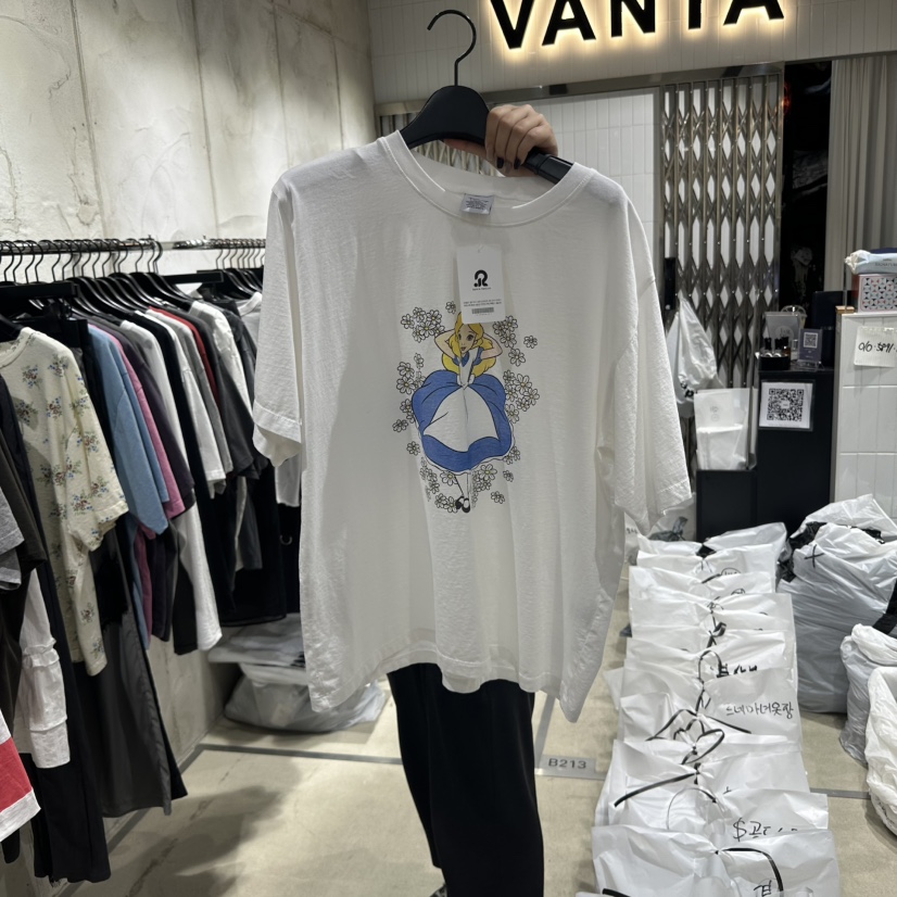 VANTA韓國直郵㊣女裝新品人氣時尚休閑推薦熱賣25春夏T恤VANTAT恤