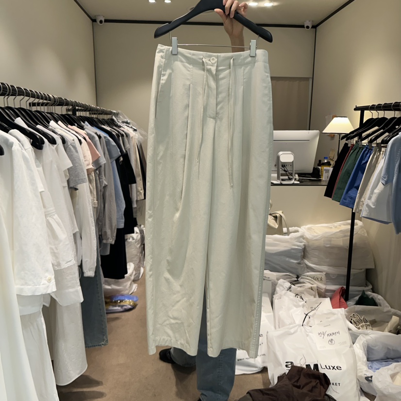 RE STOCK韓國直郵㊣東大門實拍女裝新款熱賣時尚休閑休閑褲RE STOCK休閑褲圖色2