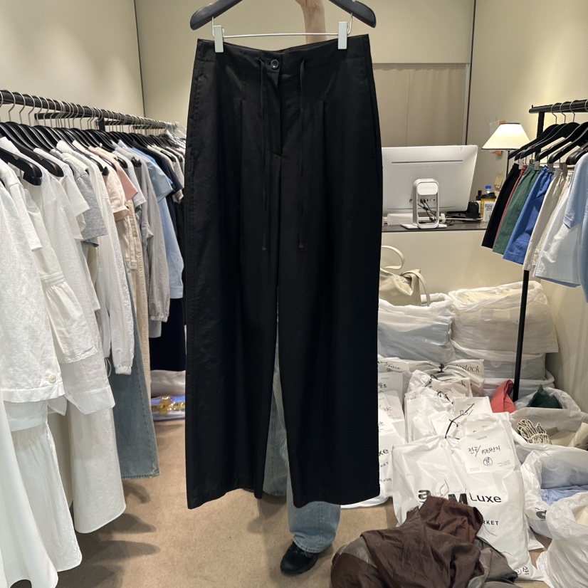 RE STOCK韓國直郵㊣東大門實拍女裝新款熱賣時尚休閑休閑褲RE STOCK休閑褲圖色3