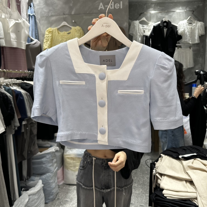 A-DEL韓國直郵㊣女裝新品推薦25春夏人氣休閑時尚熱賣夾克A-DEL夾克圖色2