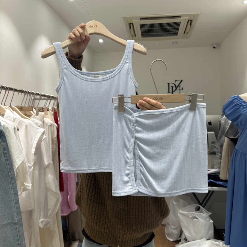 DOUZE韓國㊣直郵東大門代購女裝新品時尚推薦25春夏人氣套裝DOUZE套裝圖色3