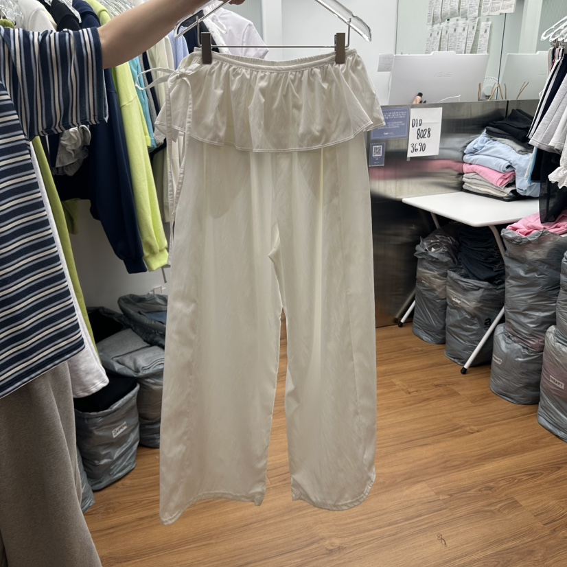 GABIZON韓國直郵㊣東大門實拍女裝新款時尚熱賣休閑裙褲荷葉邊GABIZON裙褲