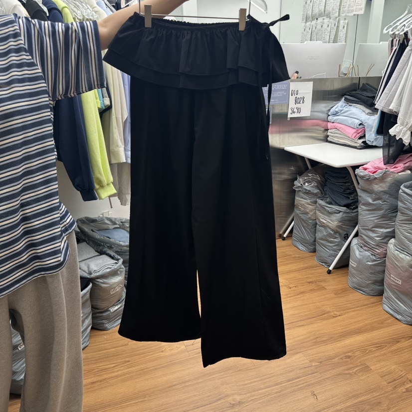 GABIZON韓國直郵㊣東大門實拍女裝新款時尚熱賣休閑裙褲荷葉邊GABIZON裙褲圖色2