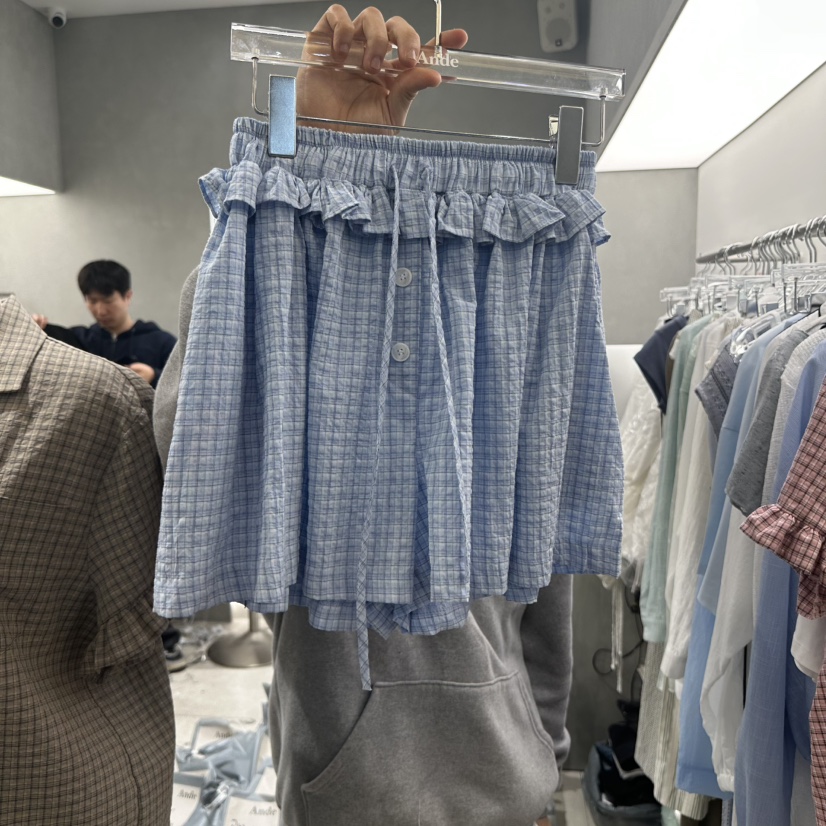 ANDE韓國直郵㊣女裝新品推薦時尚25春夏休閑人氣熱賣短褲ANDE短褲圖色2