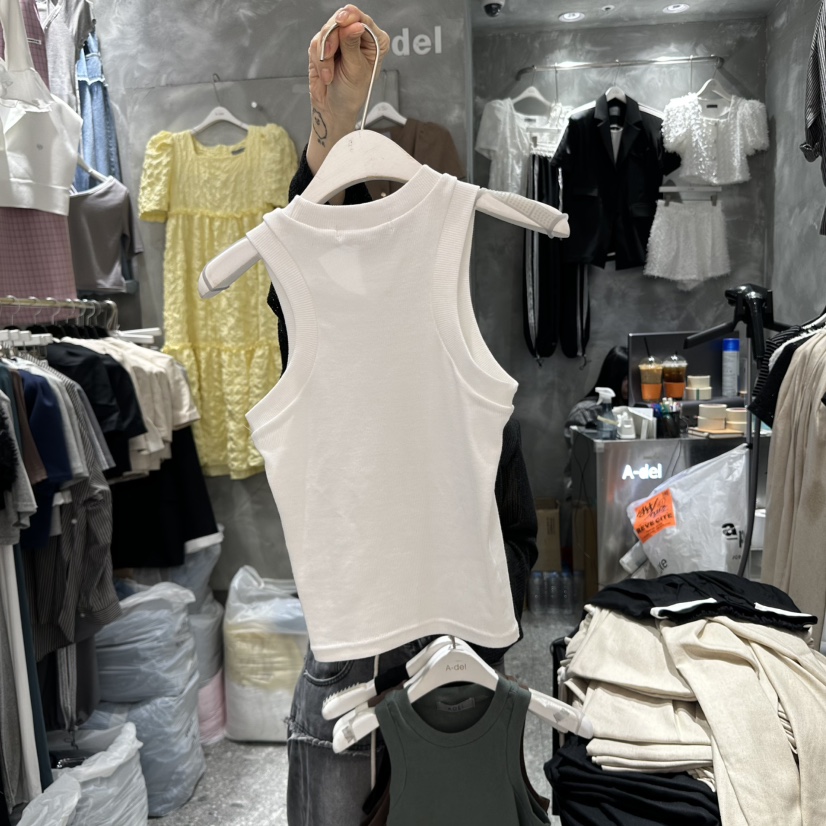 A-DEL韓國㊣直郵東大門代購女裝新品人氣推薦25春夏吊帶背心A-DEL吊帶/背心