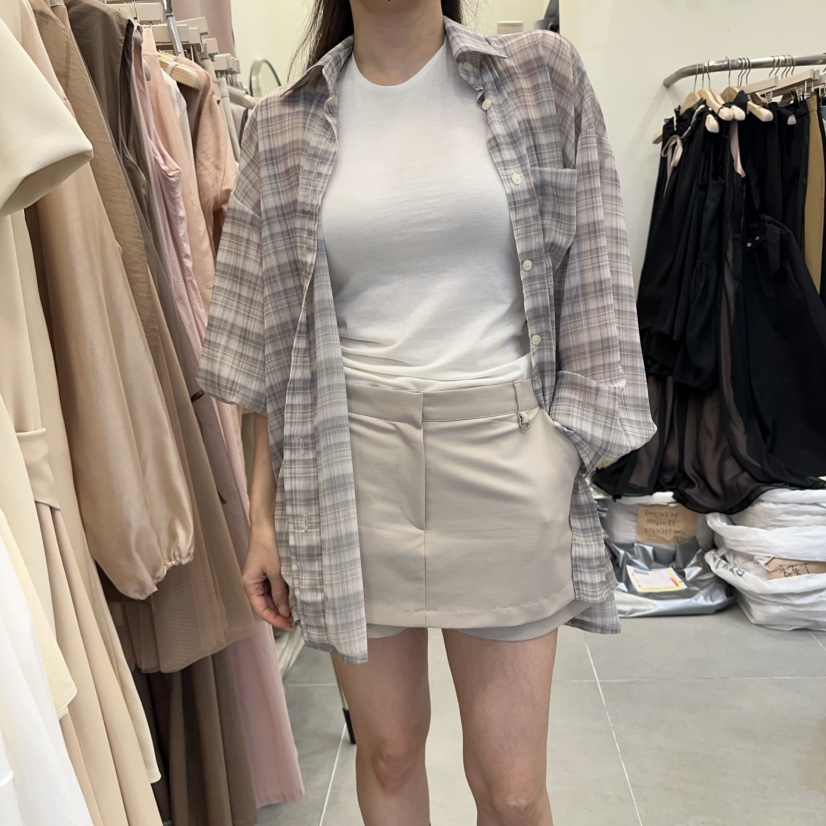 THE LOW韓國㊣直郵東大門代購女裝新款熱賣時尚襯衫蕾絲衫THE LOW襯衫/蕾絲衫圖色2