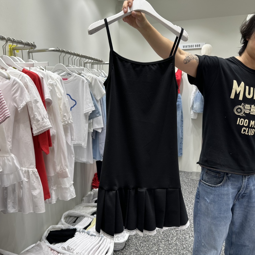 VINTAGE 888韓國㊣直郵東大門代購女裝新品休閑人氣連衣裙VINTAGE888/TRIPLE EIGHT連衣裙