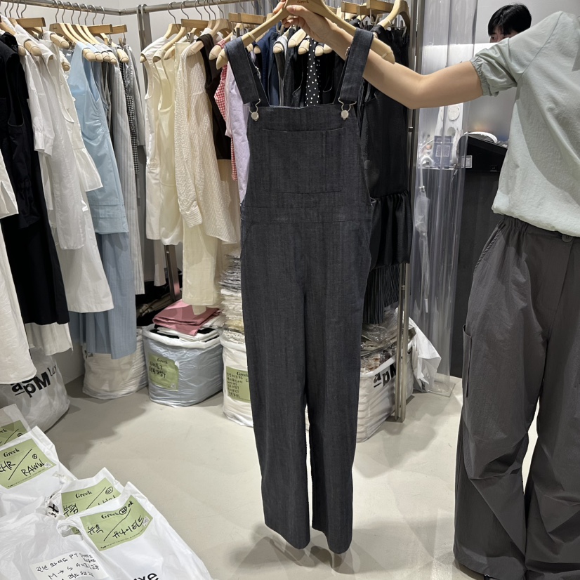 GREEK韓國直郵㊣東大門實拍女裝新品熱賣人氣25春夏推薦背帶褲GREEK背帶褲圖色2
