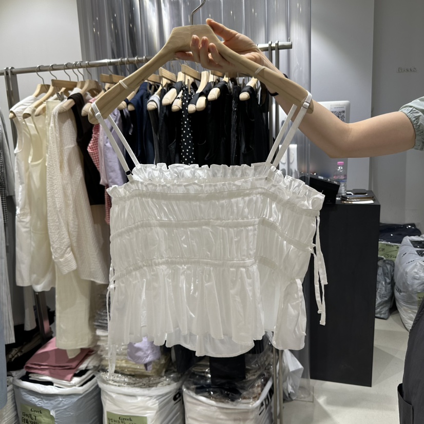 GREEK韓國㊣直郵東大門代購女裝新品時尚25春夏推薦吊帶背心GREEK吊帶/背心