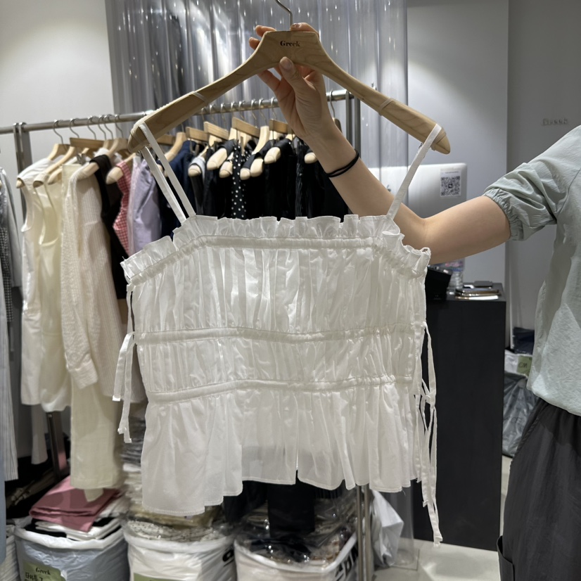 GREEK韓國㊣直郵東大門代購女裝新品時尚25春夏推薦吊帶背心GREEK吊帶/背心