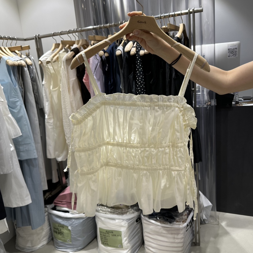 GREEK韓國㊣直郵東大門代購女裝新品時尚25春夏推薦吊帶背心GREEK吊帶/背心圖色2