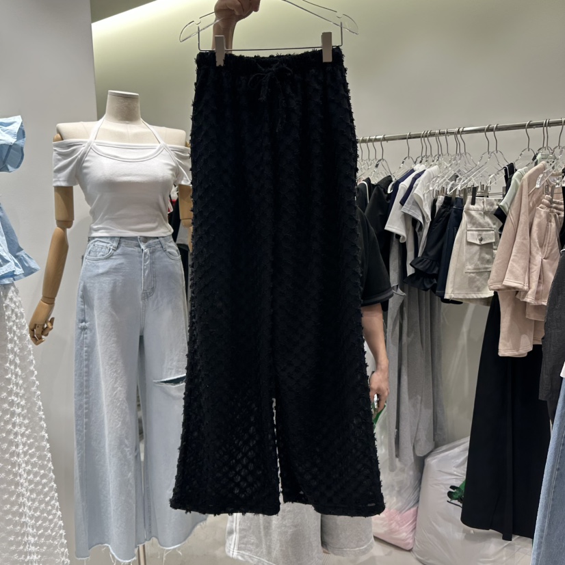 BAIE.38直郵韓國代購㊣女裝新品人氣時尚推薦休閑褲鉤針編織BAIE.38休閑褲圖色2
