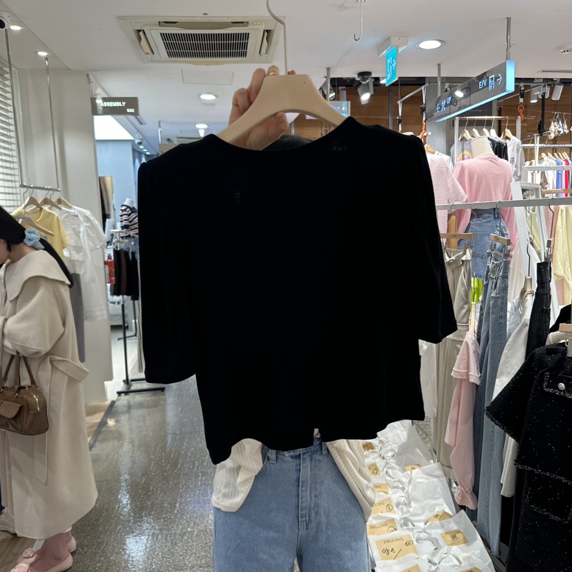 DELLING直郵韓國代購㊣女裝新品25春夏人氣推薦熱賣時尚針織衫DELLING針織衫