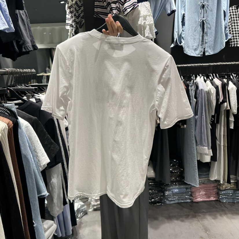 STAR-L韓國㊣直郵東大門代購女裝新品休閑熱賣時尚T恤復古STAR-LT恤