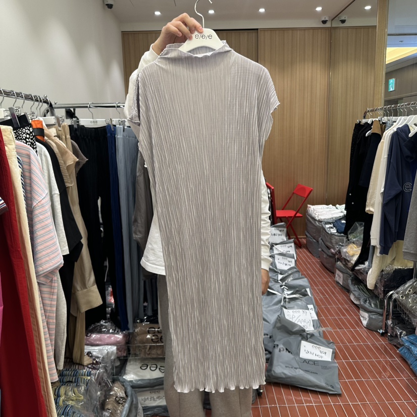 E/E/E韓國㊣直郵東大門代購女裝新款熱賣人氣推薦休閑連衣裙E/E/E連衣裙圖色3