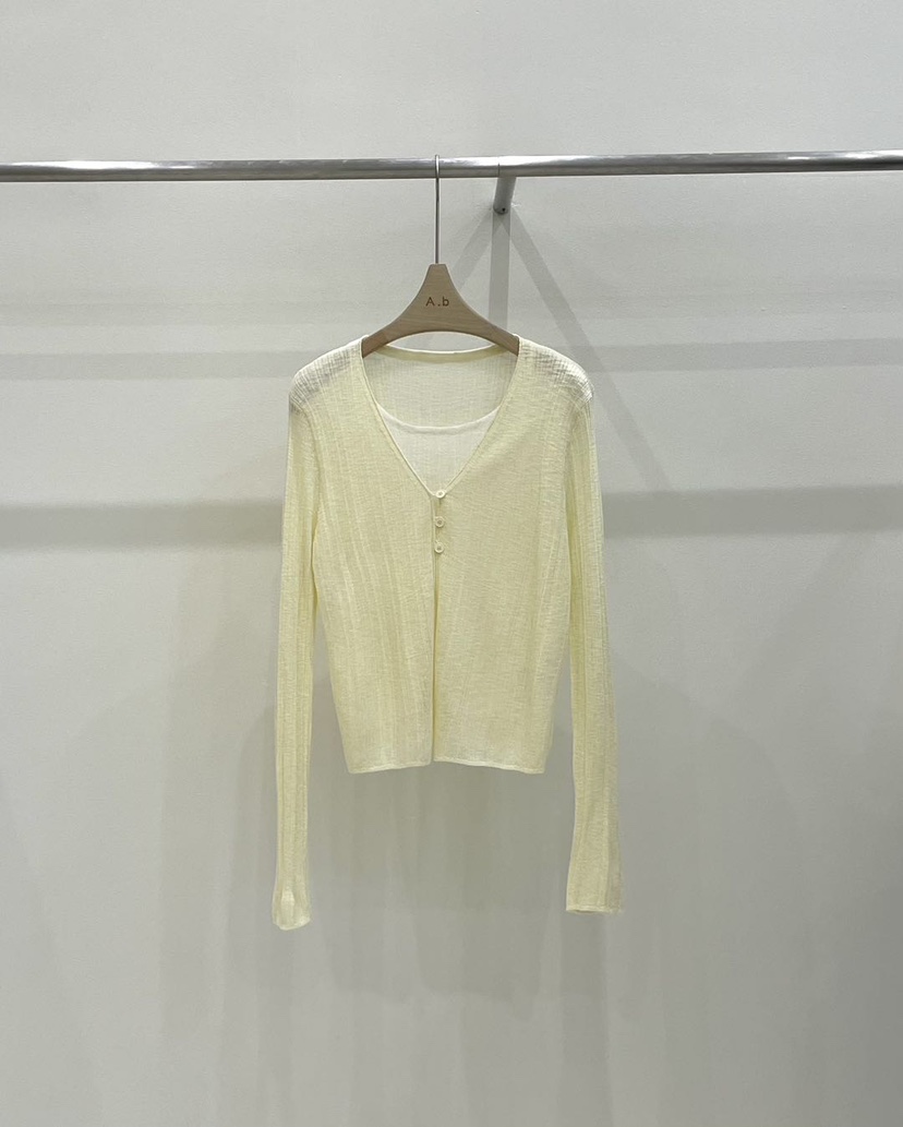 AUTUMN BEIGE-Q韓國直郵㊣女裝新品推薦時尚25春夏針織衫A.b/AUTUMN BEIGE針織衫