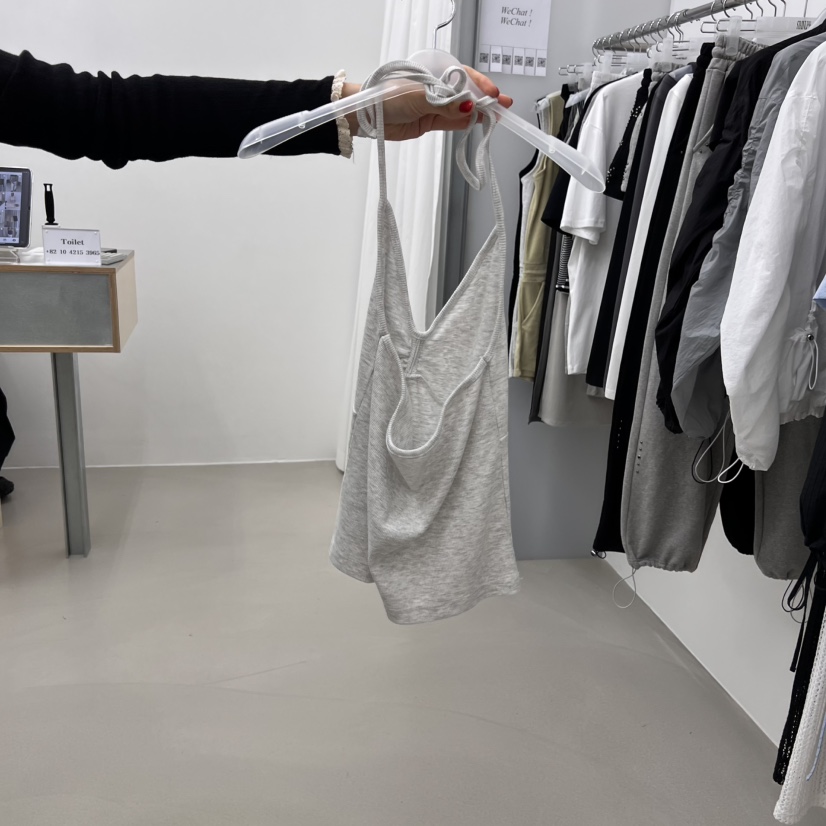 STAINLESS韓國直郵㊣女裝新款推薦25春夏熱賣休閑時尚吊帶背心STAINLESS吊帶/背心