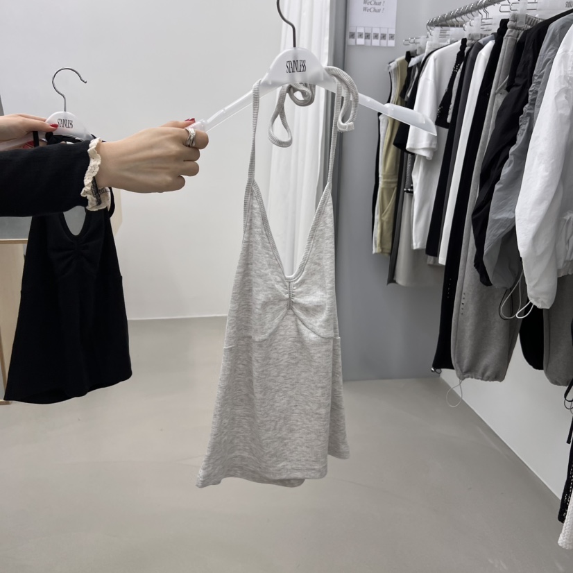 STAINLESS韓國直郵㊣女裝新款推薦25春夏熱賣休閑時尚吊帶背心STAINLESS吊帶/背心圖色2