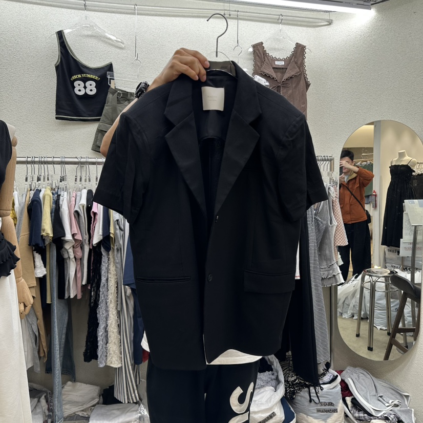 MAGOT韓國直郵㊣女裝新品時尚推薦熱賣25春夏人氣休閑夾克IIIΛGOT/MAGOT夾克圖色3
