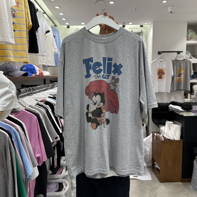 EVE直郵韓國代購㊣女裝新款25春夏熱賣時尚推薦休閑人氣T恤EVET恤圖色2