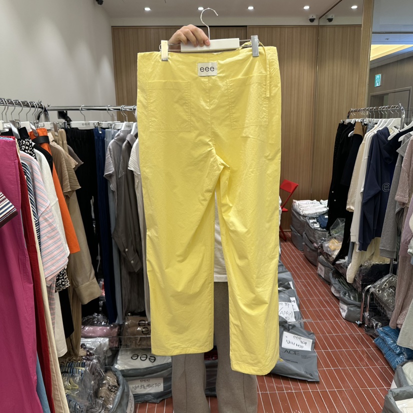 E/E/E韓國直郵㊣女裝新款25春夏推薦休閑熱賣人氣時尚休閑褲E/E/E休閑褲