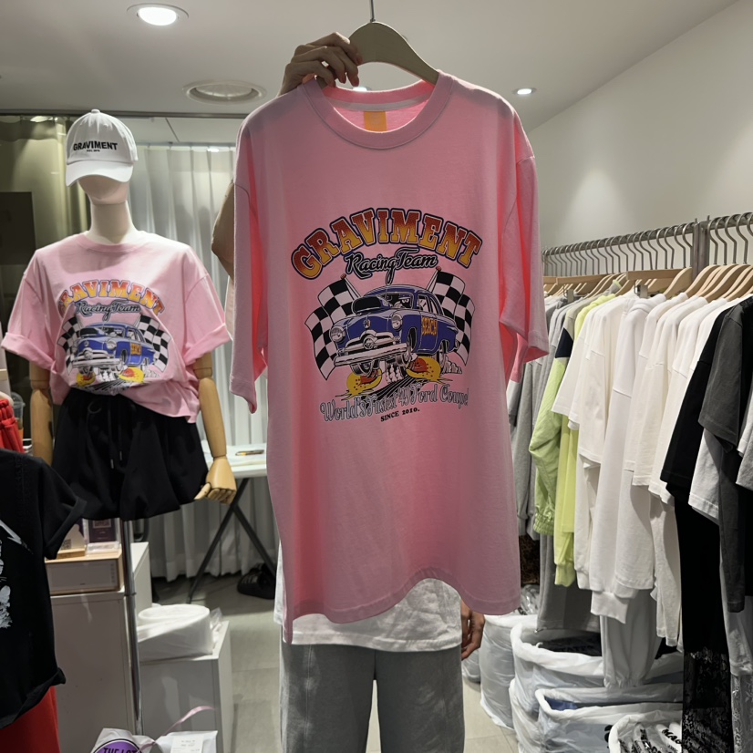 THE LOT韓國㊣直郵東大門代購女裝新品時尚25春夏人氣休閑T恤THE LOT/ LOTT恤