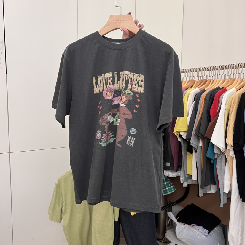 DOHWAJI直郵韓國代購㊣女裝新品休閑時尚推薦25春夏熱賣T恤DOHWAJIT恤圖色2