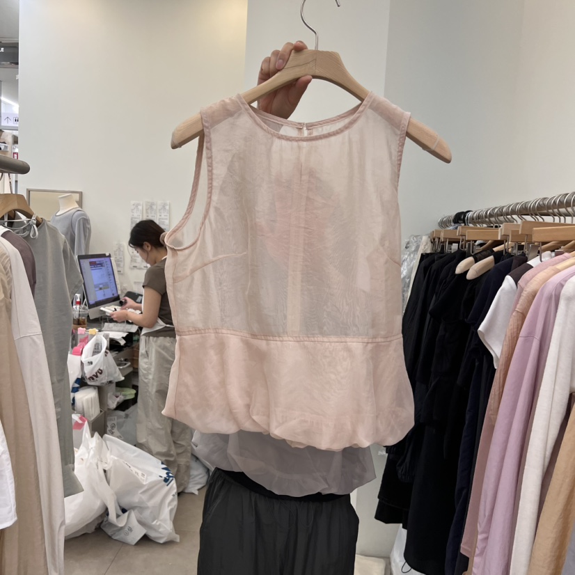 MOIBLE韓國㊣直郵東大門代購女裝新款時尚吊帶背心不含內搭MOIBLE吊帶/背心圖色1