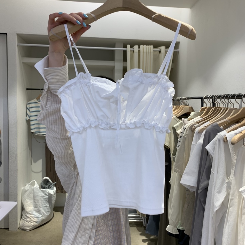 IR BIEN韓國直郵㊣東大門實拍女裝新品人氣推薦休閑吊帶背心ir bien-A吊帶/背心圖色3