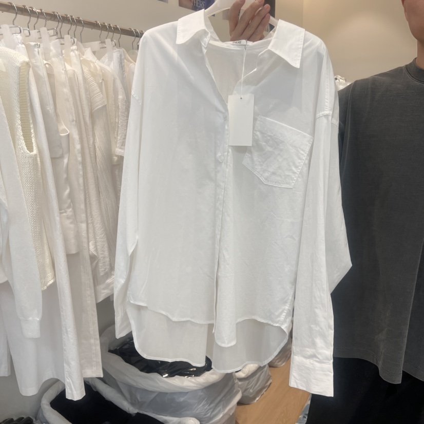 THERE韓國直郵㊣東大門實拍女裝新品休閑25春夏推薦襯衫蕾絲衫THERE襯衫/蕾絲衫圖色2
