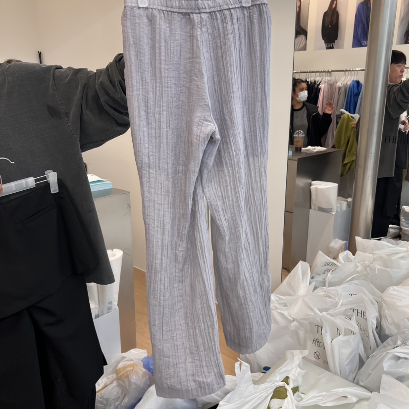 THERE韓國直郵㊣女裝新品休閑25春夏熱賣時尚人氣推薦休閑褲THERE休閑褲