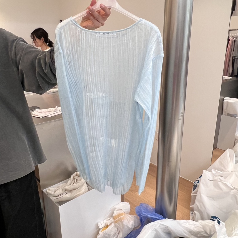 THERE韓國直郵㊣女裝新品熱賣休閑25春夏人氣時尚推薦針織衫THERE針織衫