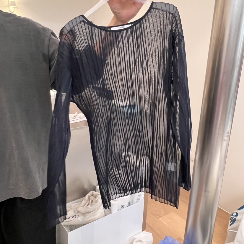 THERE韓國直郵㊣女裝新品熱賣休閑25春夏人氣時尚推薦針織衫THERE針織衫圖色3