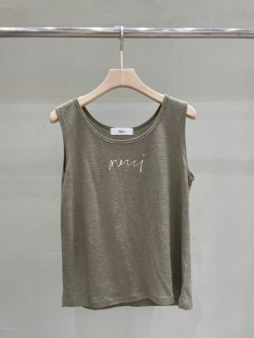 MU i韓國直郵㊣東大門實拍女裝新品25春夏熱賣推薦吊帶背心A.b/AUTUMN BEIGE吊帶/背心圖色4