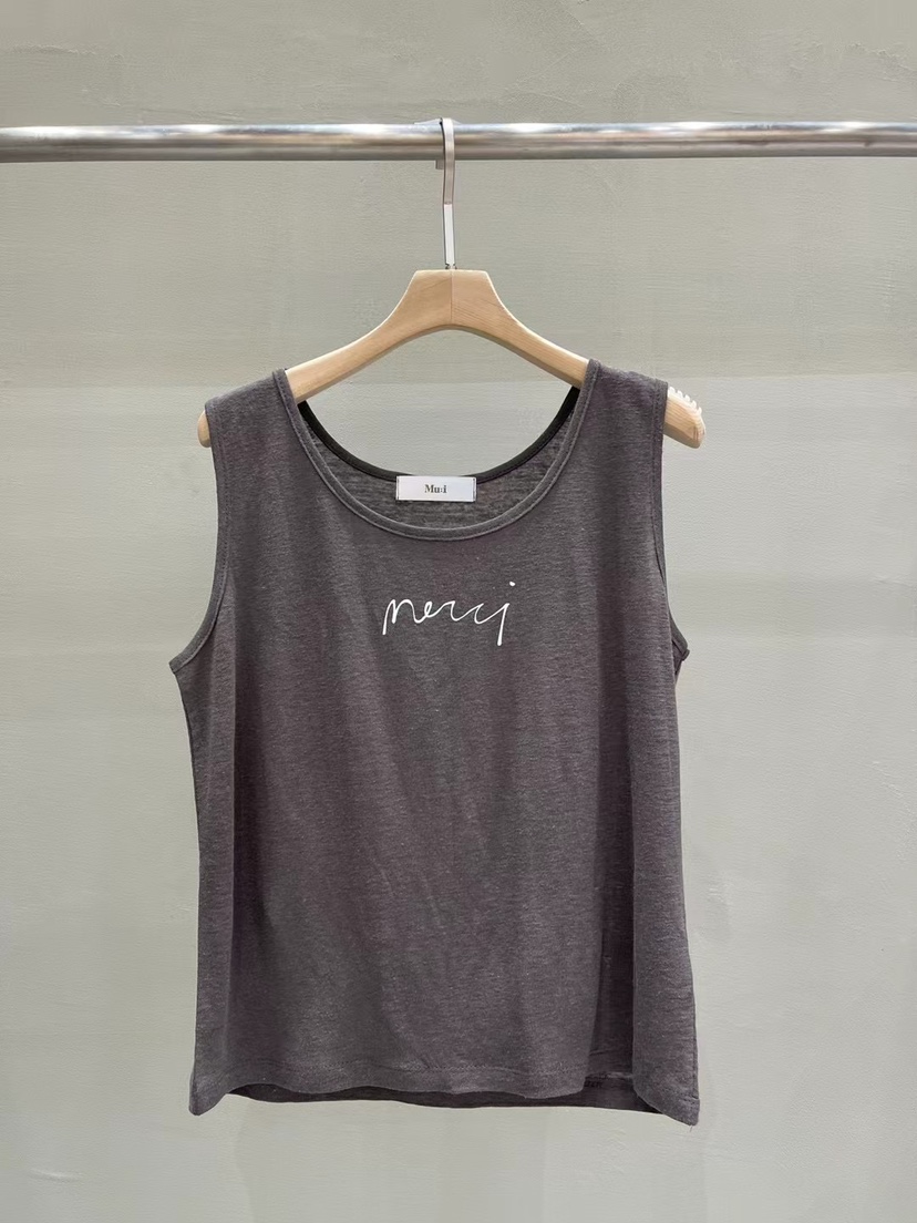 MU i韓國直郵㊣東大門實拍女裝新品25春夏熱賣推薦吊帶背心A.b/AUTUMN BEIGE吊帶/背心圖色5