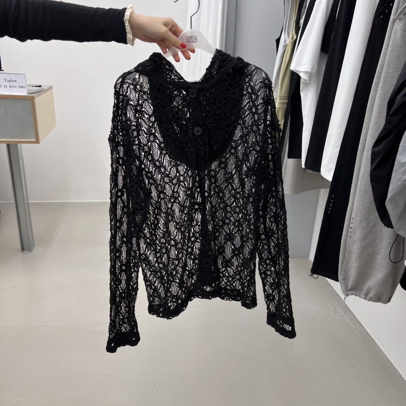 STAINLESS韓國直郵㊣東大門實拍女裝新品時尚休閑25春夏夾克兜帽STAINLESS夾克圖色2