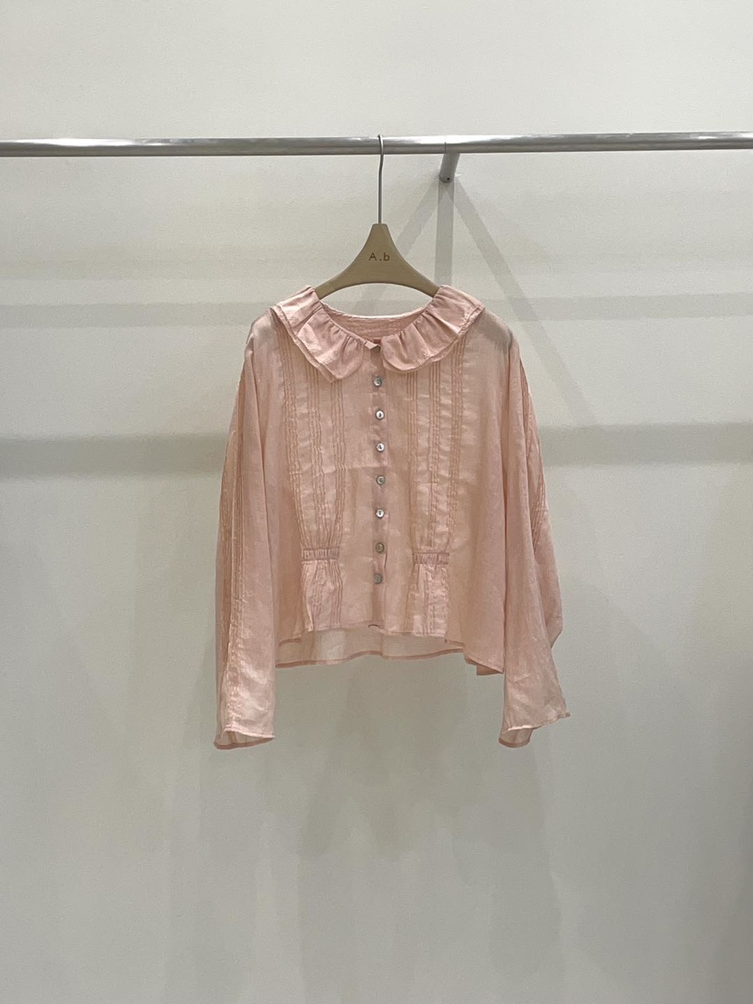 AUTUMN BEIGE-Q韓國直郵㊣女裝新款時尚25春夏襯衫蕾絲衫A.b/AUTUMN BEIGE襯衫/蕾絲衫圖色3